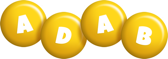 Adab candy-yellow logo