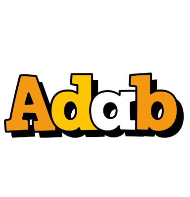 Adab cartoon logo