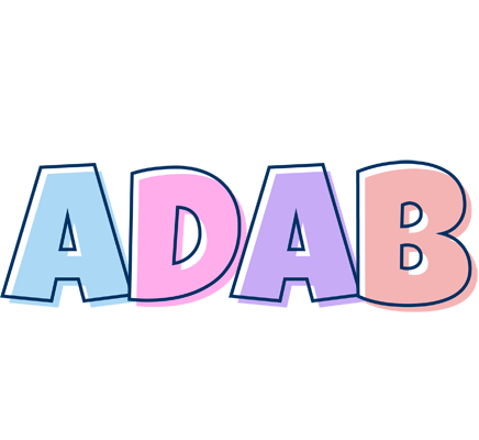 Adab pastel logo
