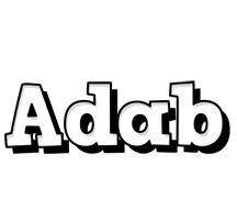 Adab snowing logo