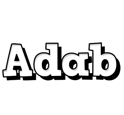 Adab snowing logo