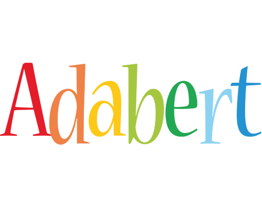 Adabert birthday logo