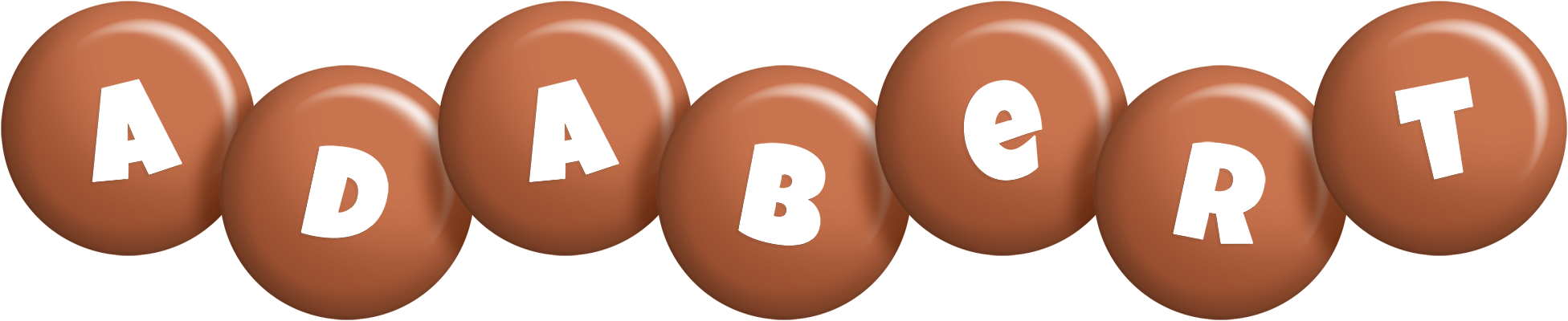 Adabert candy-brown logo
