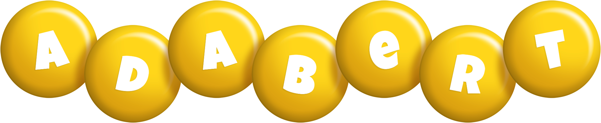 Adabert candy-yellow logo