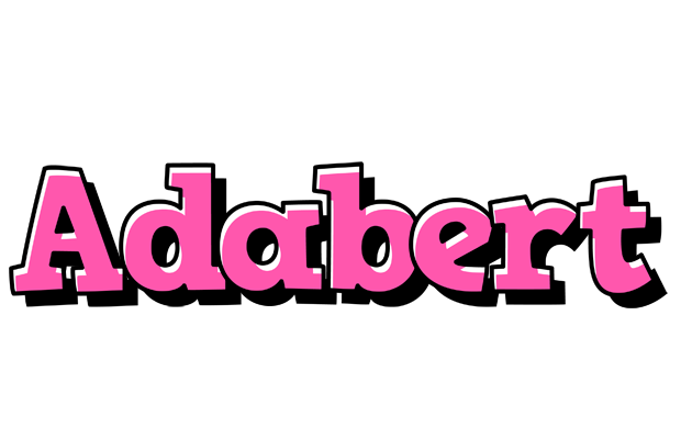 Adabert girlish logo