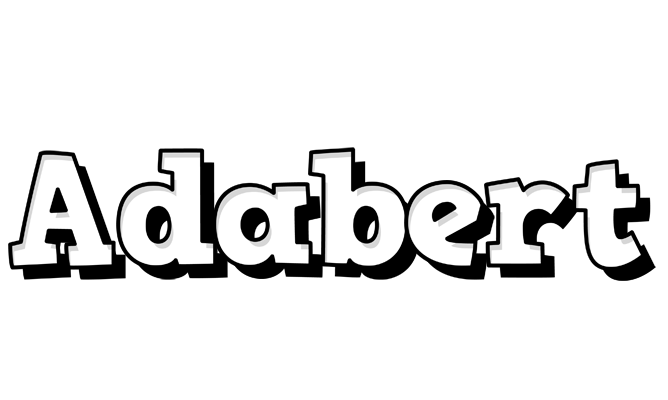 Adabert snowing logo
