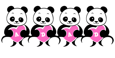 Adad love-panda logo