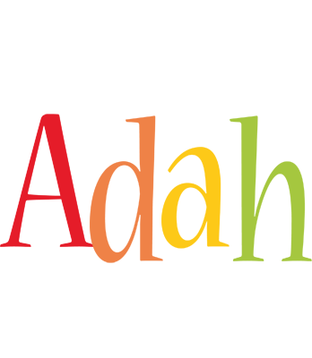 Adah birthday logo