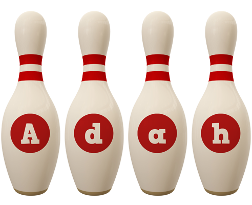 Adah bowling-pin logo