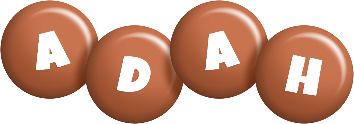 Adah candy-brown logo