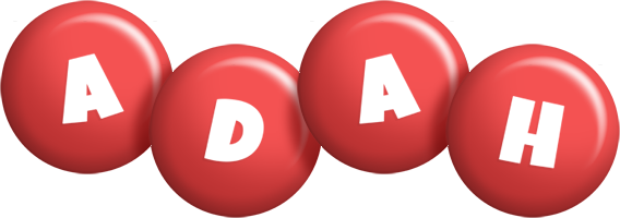 Adah candy-red logo