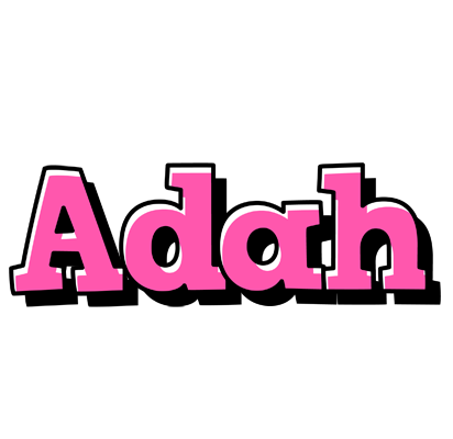 Adah girlish logo