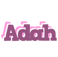 Adah relaxing logo