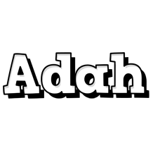 Adah snowing logo