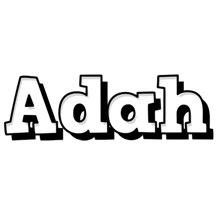 Adah snowing logo