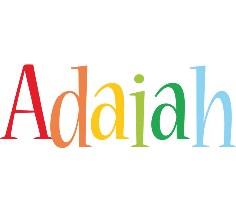 Adaiah birthday logo