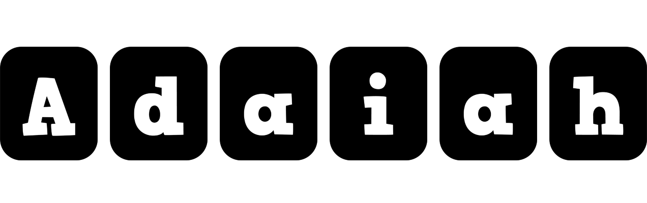 Adaiah box logo