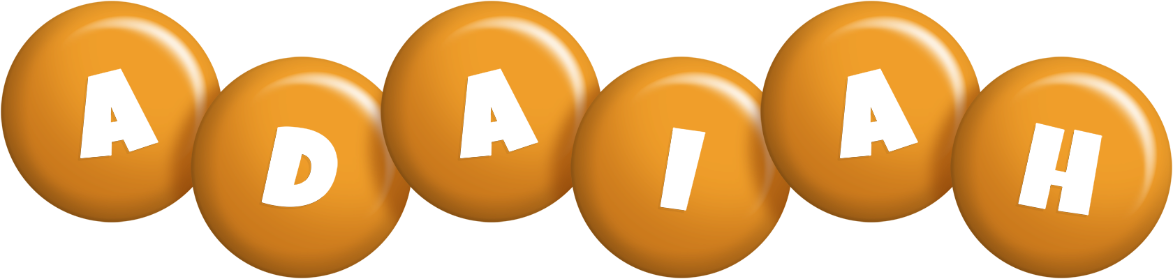 Adaiah candy-orange logo