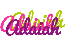 Adaiah flowers logo