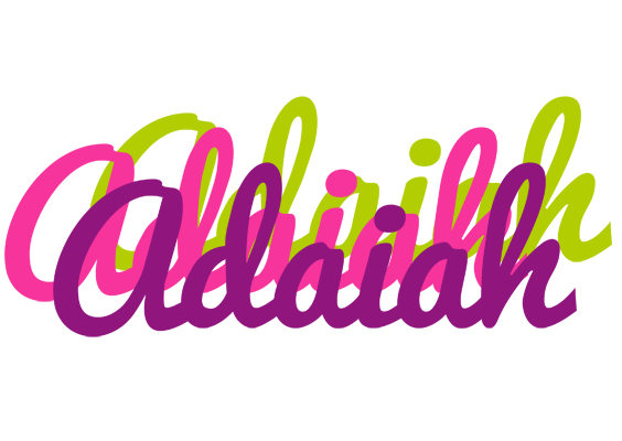 Adaiah flowers logo
