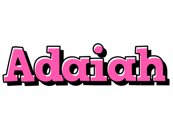 Adaiah girlish logo
