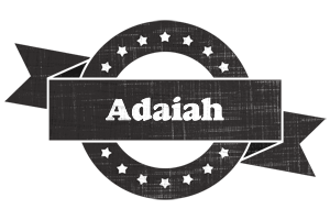 Adaiah grunge logo