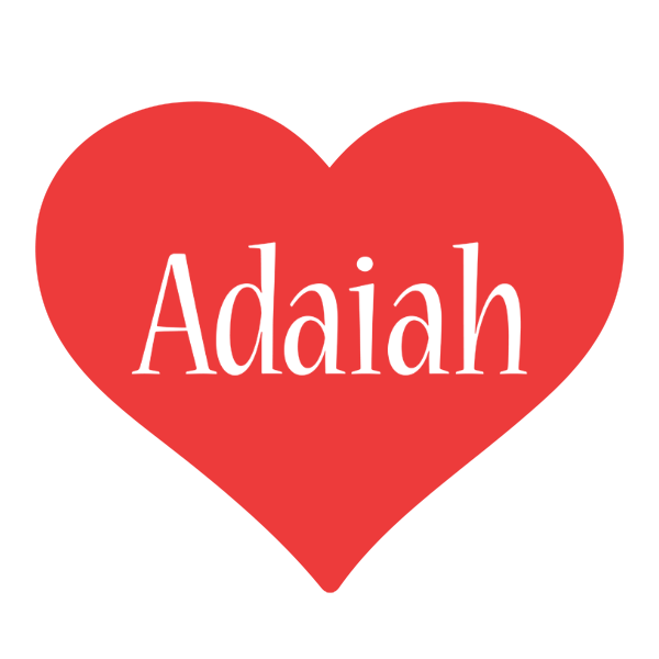 Adaiah love logo