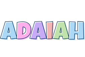 Adaiah pastel logo