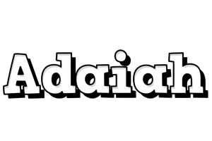 Adaiah snowing logo