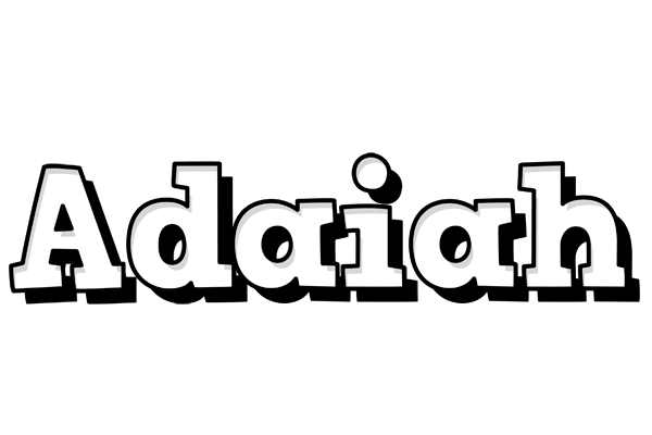 Adaiah snowing logo