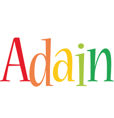 Adain birthday logo