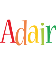 Adair birthday logo