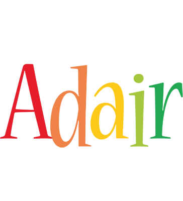 Adair birthday logo