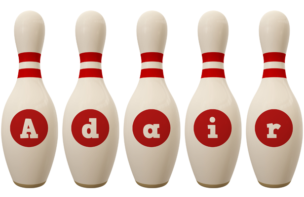 Adair bowling-pin logo