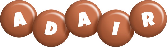 Adair candy-brown logo