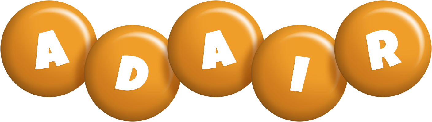 Adair candy-orange logo