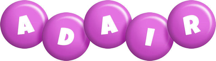 Adair candy-purple logo