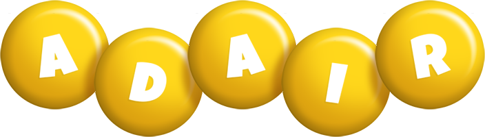 Adair candy-yellow logo