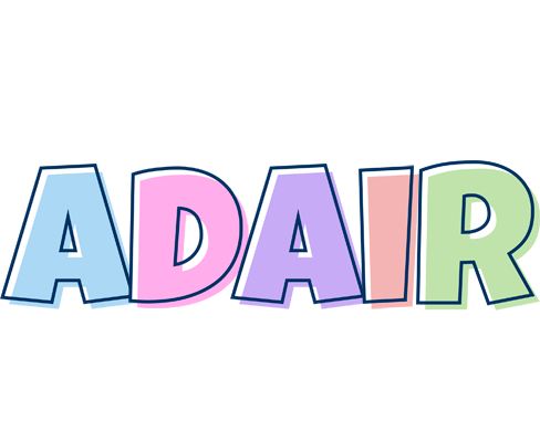 Adair pastel logo