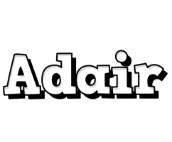 Adair snowing logo