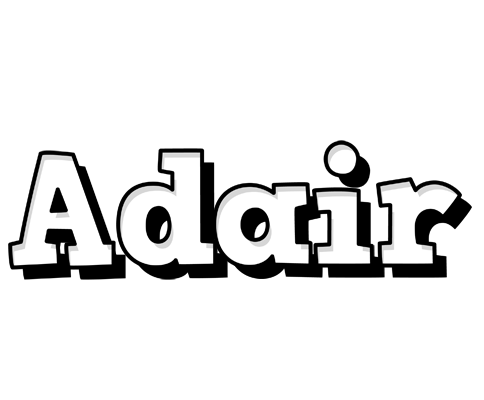 Adair snowing logo