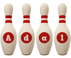 Adal bowling-pin logo