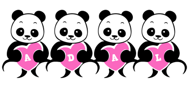 Adal love-panda logo