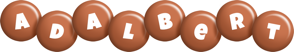 Adalbert candy-brown logo