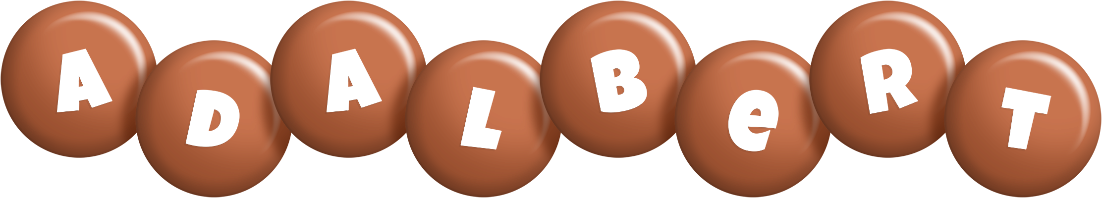 Adalbert candy-brown logo