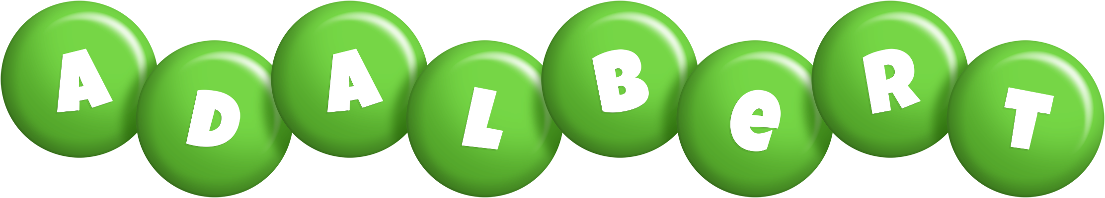 Adalbert candy-green logo