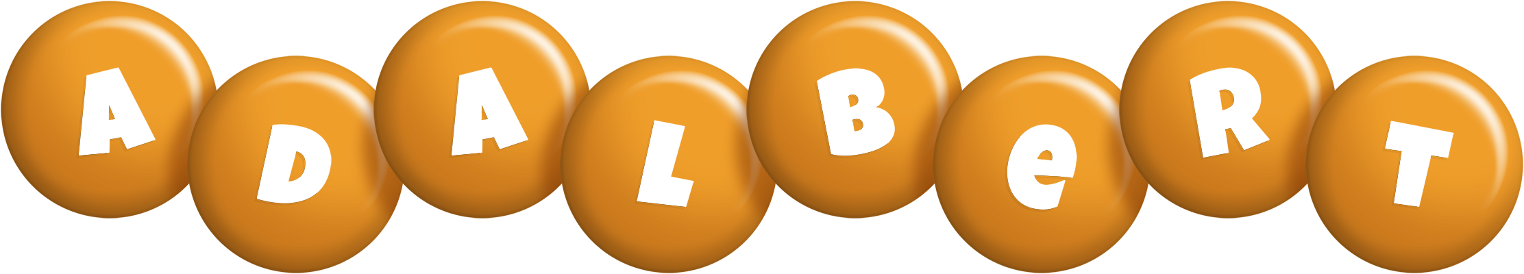 Adalbert candy-orange logo