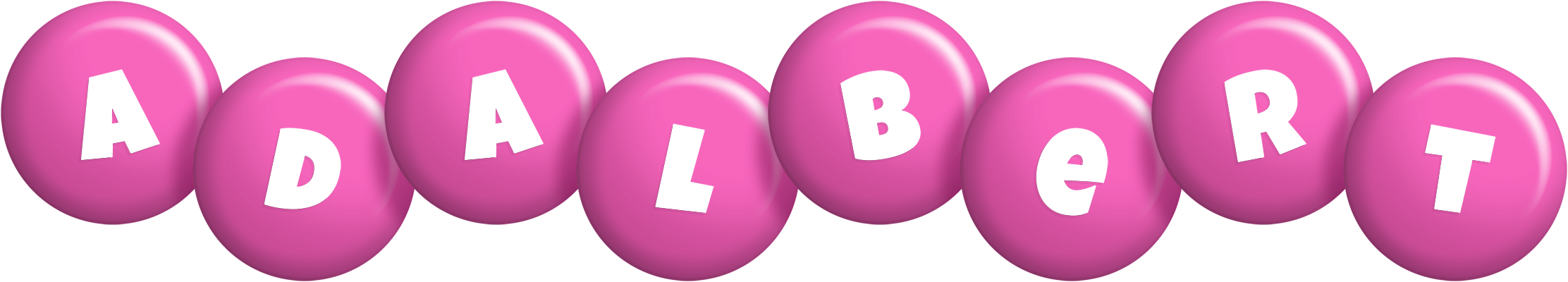Adalbert candy-pink logo