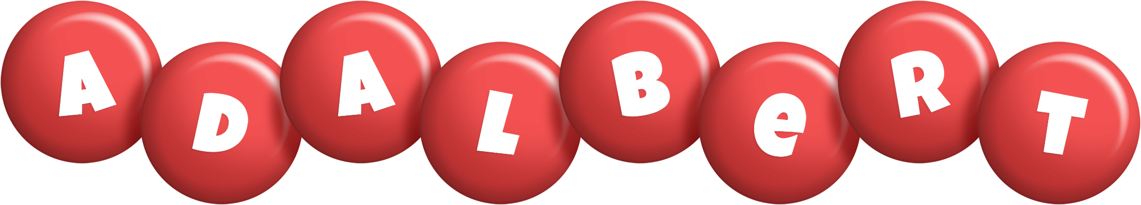 Adalbert candy-red logo
