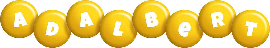 Adalbert candy-yellow logo
